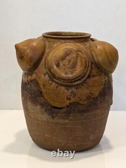Lg Signed Pot Vase Studio Art Pottery MCM Cressey Maxwell Takaezu Era