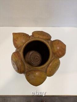 Lg Signed Pot Vase Studio Art Pottery MCM Cressey Maxwell Takaezu Era