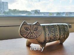 Lisa Larson cat sculpture original vintage Swedish art Gustavsberg Skansen MCM