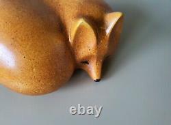 Lisa Larson fox Gustavsberg original vintage ceramic Swedish Mid-century MCM