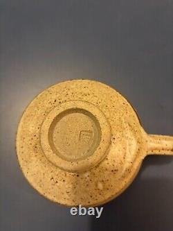 Lowerdown Pottery David Leach vintage studio pottery cup with handle