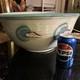 MASSIVE Vtg basin creek pottery patrick eckman pottery 16x8 Dough Bowl MUST SEE