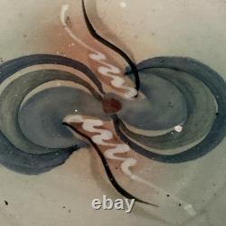 MASSIVE Vtg basin creek pottery patrick eckman pottery 16x8 Dough Bowl MUST SEE