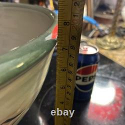 MASSIVE Vtg basin creek pottery patrick eckman pottery 16x8 Dough Bowl MUST SEE