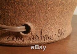 MCM CALIFORNIA SURFER table lamp vtg studio art pottery laguna beach tim hahne