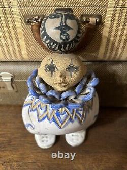 MCM JOAN AMPARAN California Studio POTTERY CLAY IN PARTICULAR Clown Signed