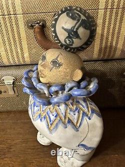 MCM JOAN AMPARAN California Studio POTTERY CLAY IN PARTICULAR Clown Signed
