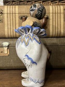 MCM JOAN AMPARAN California Studio POTTERY CLAY IN PARTICULAR Clown Signed