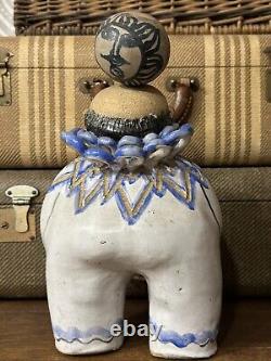 MCM JOAN AMPARAN California Studio POTTERY CLAY IN PARTICULAR Clown Signed
