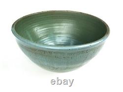 MCM Studio Pottery Bowl signed Abstract Modernist Handcrafted Pottery Eames Era