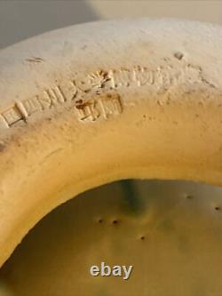 MCM Vintage Japanese Studio Pottery Pedestal Bowl SIGNED RARE