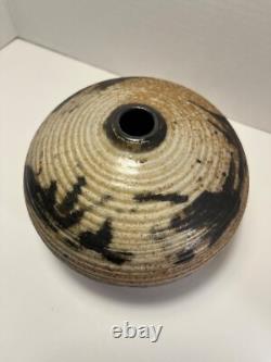 MCM Vivika & Otto Heino Weedpot Signed Vase Vintage Studio Pottery