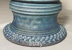 MCM vintage Handmade TIM MATHER Studio Pottery Stoneware Covered Fish Dish Jar
