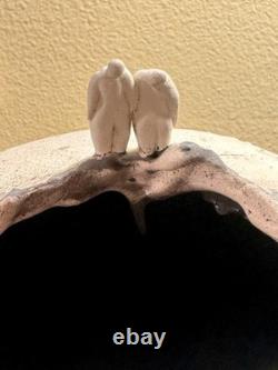 MEG SCOTT 1991 Signed CERAMIC Sculpture ART Pottery FROM SPHERE to ETERNITY Vase