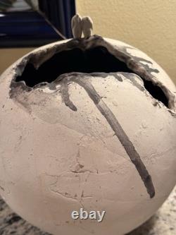 MEG SCOTT 1991 Signed CERAMIC Sculpture ART Pottery FROM SPHERE to ETERNITY Vase