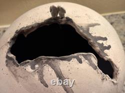 MEG SCOTT 1991 Signed CERAMIC Sculpture ART Pottery FROM SPHERE to ETERNITY Vase