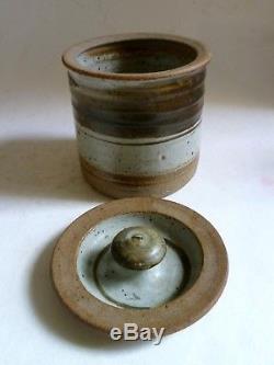MICHAEL Mick CASSON Vintage Stoneware STORAGE JAR. British Studio Ceramics