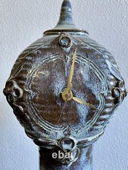 MID Century California Studio Commissioned Pottery Santa Barbara Clock