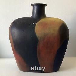 MID Century Modern Studio Pottery Vase -signed- 1960s Vintage Ceramic