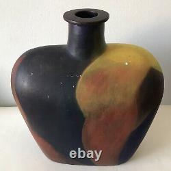 MID Century Modern Studio Pottery Vase -signed- 1960s Vintage Ceramic