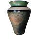 MIKE BRENNAN RAKU Vase 1999 16 Vintage Signed California Studio Art Pottery