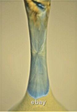 MIYAMURA Original Vintage Signed Porcelain Studio Pottery Crystalline Art Vase