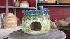 Making Ceramic Birdhouse V2 Glaze Reveal Pottery Ceramic Coiling