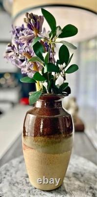 Mark Slick vintage studio pottery vase
