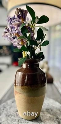 Mark Slick vintage studio pottery vase