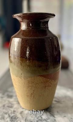 Mark Slick vintage studio pottery vase