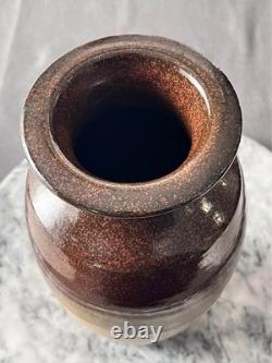 Mark Slick vintage studio pottery vase