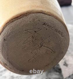 Mark Slick vintage studio pottery vase