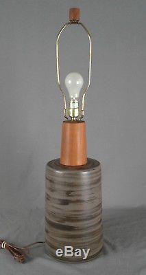 Martz Marshall Studios Lamp, Vintage Large! MID Century Danish Modern Ceramic
