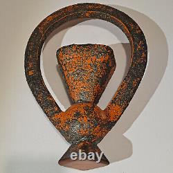 Marvin Sweet Studio Pottery Lava Glaze Crucible Vase Vintage Rare
