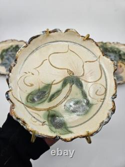 Mary Jane Classen NWS Studio Pottery Plates Set 5 Signed Davis Artery California