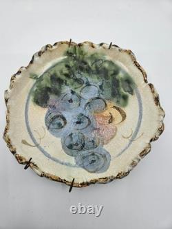 Mary Jane Classen NWS Studio Pottery Plates Set 5 Signed Davis Artery California
