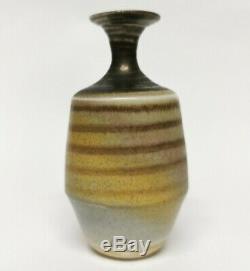Mary Rich studio pottery porcelain miniature vase vintage pre-gold
