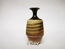 Mary Rich studio pottery porcelain miniature vase vintage pre-gold