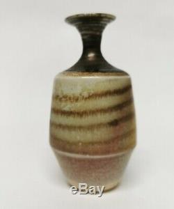 Mary Rich studio pottery porcelain miniature vase vintage pre-gold