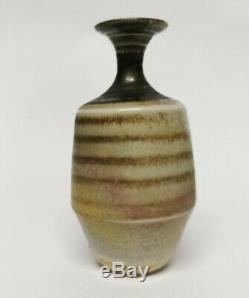 Mary Rich studio pottery porcelain miniature vase vintage pre-gold