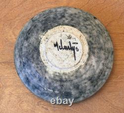 McCarty Merigold Mississippi Studio Art Pottery Candle Holder Bowl Plate Vtg