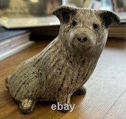 McCarty Pottery Vintage Wilbur Pig Old Creamy Nutmeg Glaze