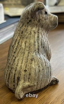 McCarty Pottery Vintage Wilbur Pig Old Creamy Nutmeg Glaze