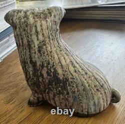 McCarty Pottery Vintage Wilbur Pig Old Creamy Nutmeg Glaze