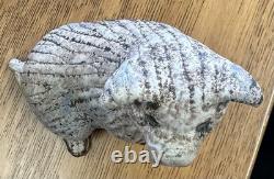 McCarty Pottery Vintage Wilbur Pig Old Creamy Nutmeg Glaze