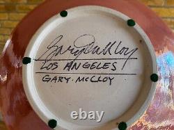 McCloy Los Angeles California Studio Design Art Pottery Vessel Bowl Vtg Mcm