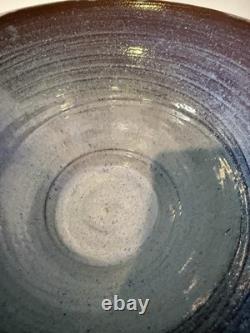 McWhirter Pottery NC Red Ware Bowl Mtn Cabin Vtg Folk Art Beautiful Studio 11.5x