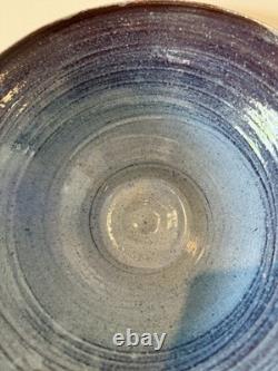 McWhirter Pottery NC Red Ware Bowl Mtn Cabin Vtg Folk Art Beautiful Studio 11.5x