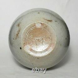 Michael Sherrill Studio Pottery Bottle Handmade Wheel Thrown Stoneware VTG 70s