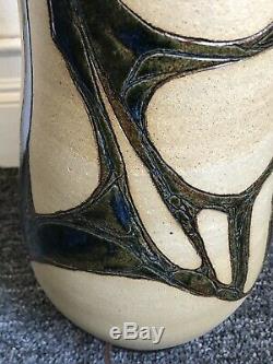 Mid Century Ceramic Studio Art Pottery Beautiful Lamp Signed Vintage